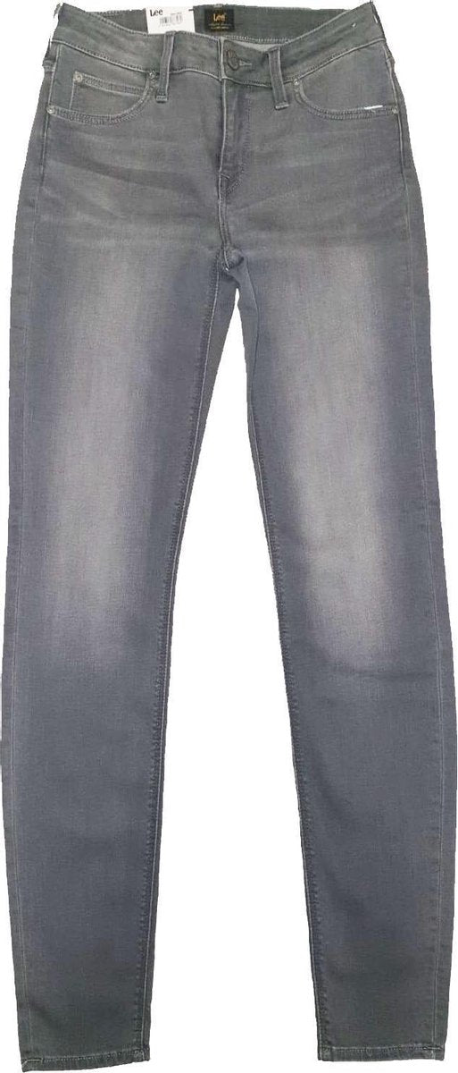 Lee scarlett grijze skinny stretch jeans - valt kleiner - Maat W25-L31