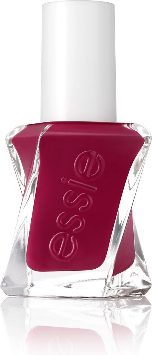 Essie gel couture - 340 drop the gown - rood - glanzende nagellak met gel effect - 13