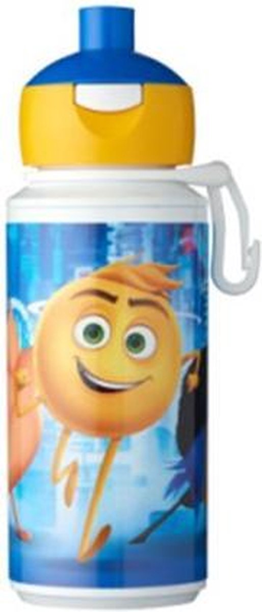 Rosti Mepal Schoolbeker Pop-up Emoji 275 Ml Blauw/geel