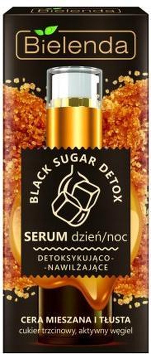 Black Sugar Detox ontgiftend en vochtinbrengend serum dag en nacht 30g
