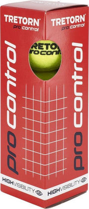 Tretorn PRO CONTROL  -  Tennisballen - Drukloos - 3 stuks - Geel