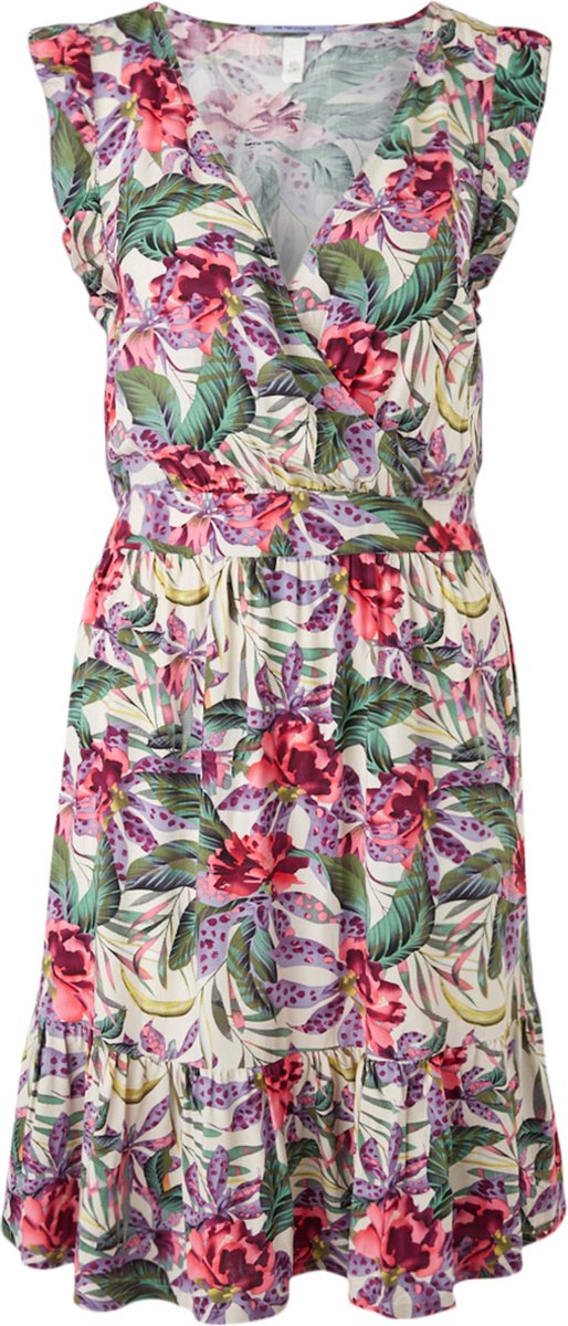 Q/S Designed by Dames Jurk Midi - Maat XL (42)