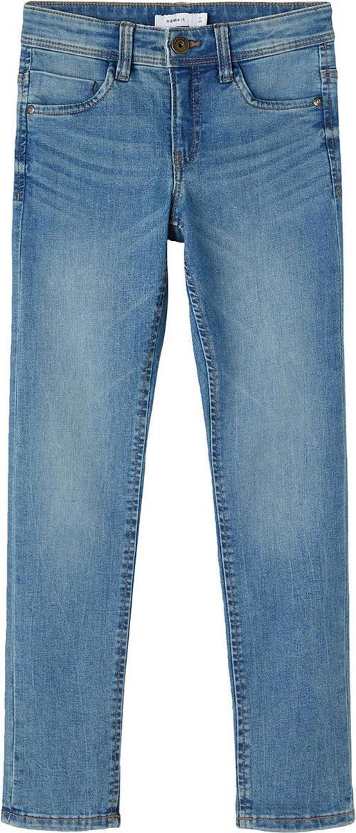 Name it broek jongens - blauw - NKMtheo DNMtasis - maat 146