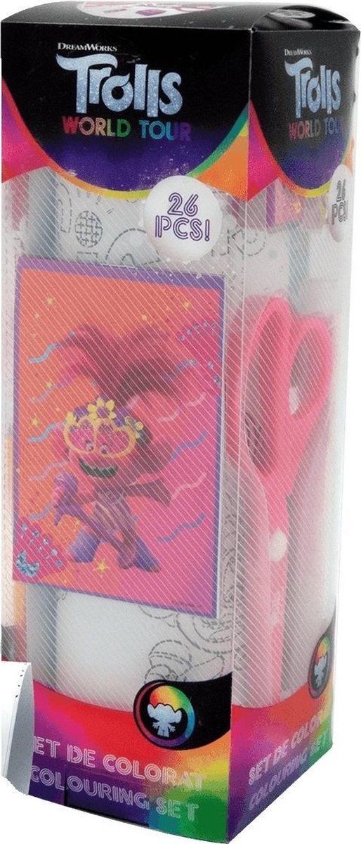 Trolls Knutselset World Tour Meisjes Papier 26-delig