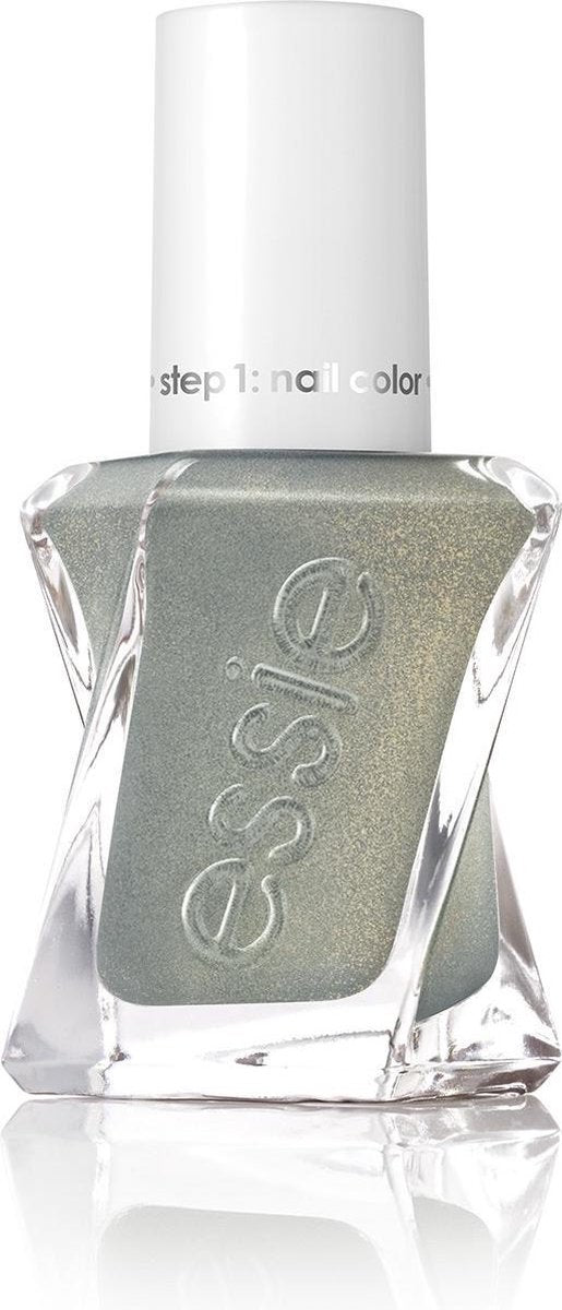 Essie Gel Couture 487 spellbound - Enchanted 2018 - Groene Nagellak met Gellook