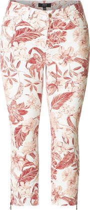 YESTA Jaliyah Broek - Port/Multi colour - maat 3(52)