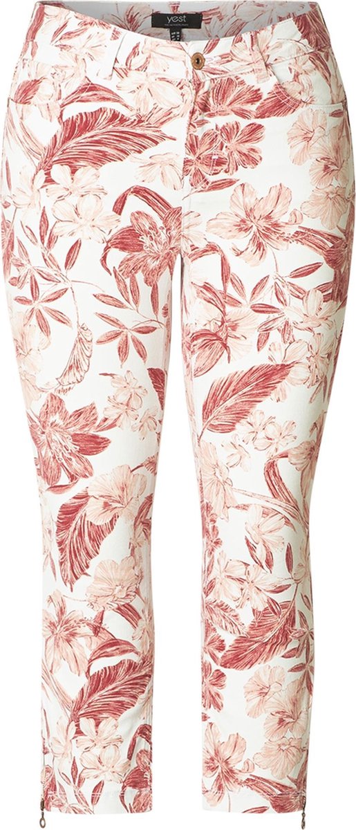 YESTA Jaliyah Broek - Port/Multi colour - maat 3(52)