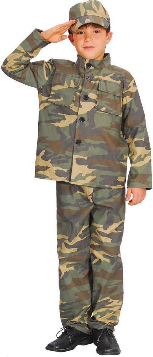 E-Carnavalskleding.nl: 140cm - e-Carnavalskleding.nl Soldaten pak kind