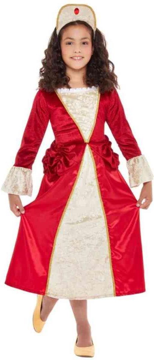 Tudor Prinsessenjurk Rood - Maat M