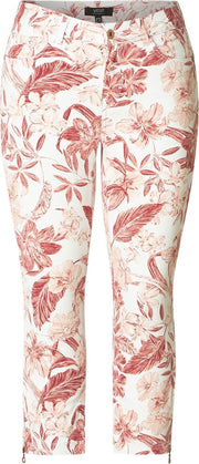 YESTA Jaliyah Broek - Port/Multi colour - maat 4(54/56)