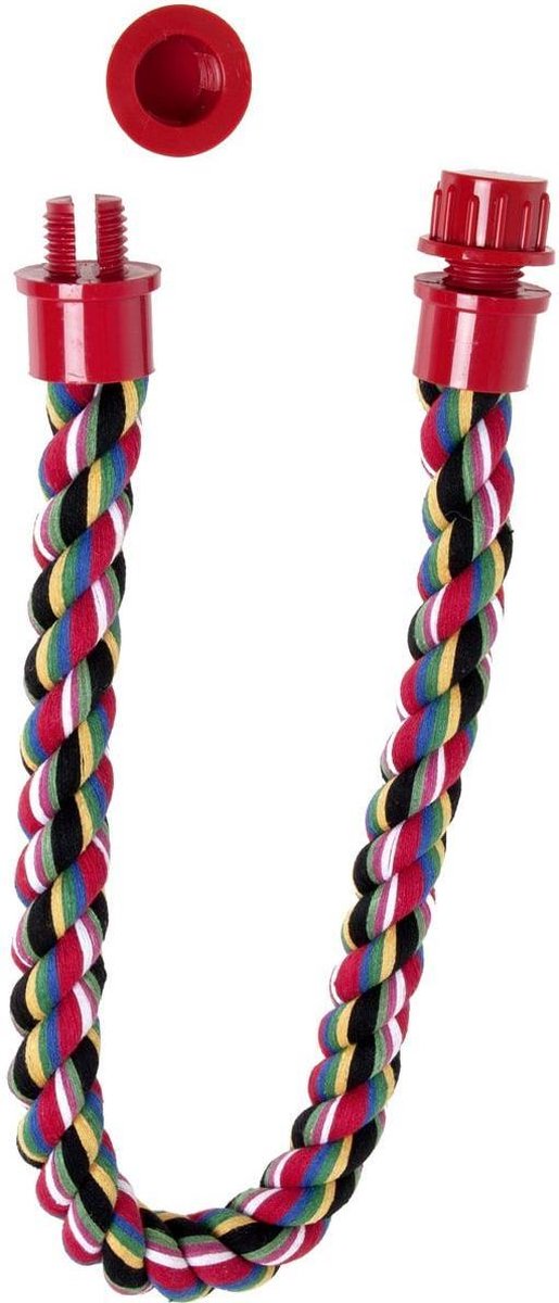 Vogel Zitstang Katoen Twist - Multicolor - 37 cm x  18 mm