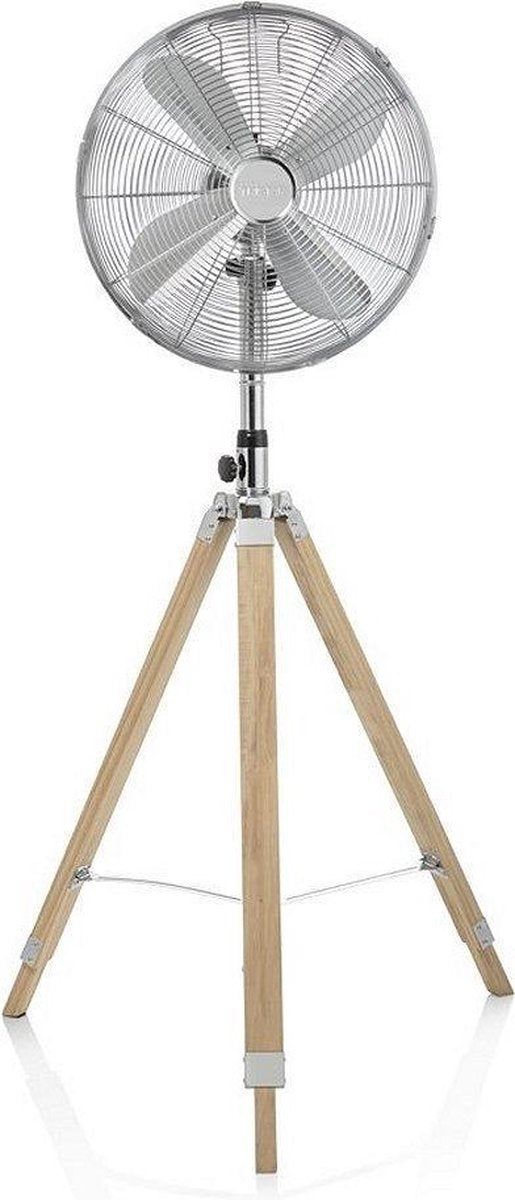 Tristar VE-5805 Statiefventilator 45 cm 60W Hout/Chroom