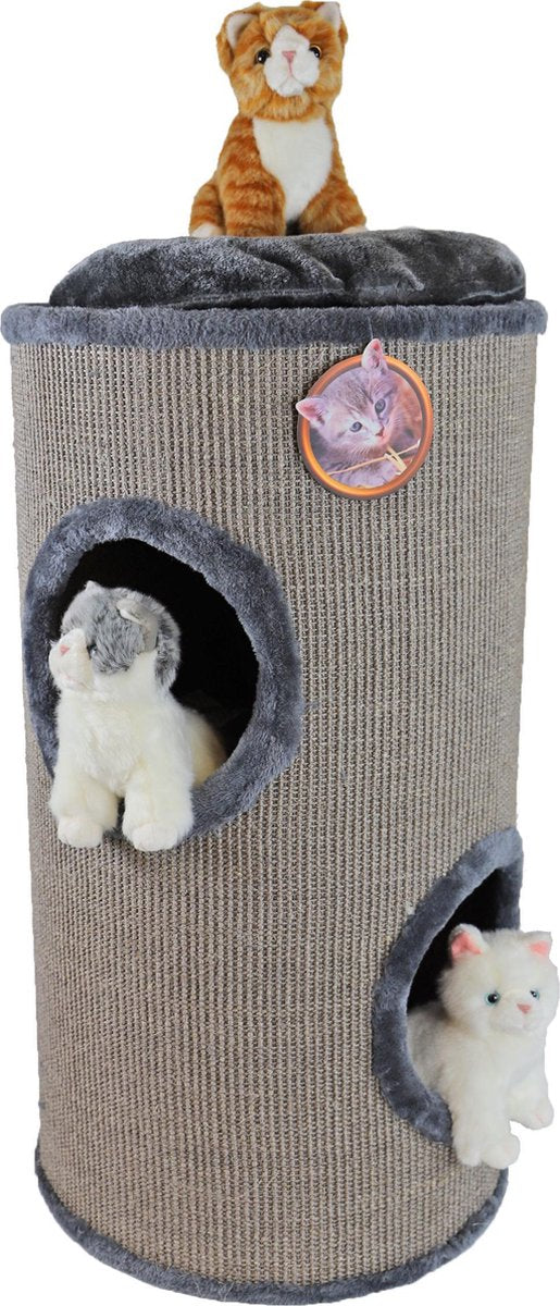 Boon - Katten Klimton / Krabton Sisal 2-Gaats - 75cm - Grijs/Grijs