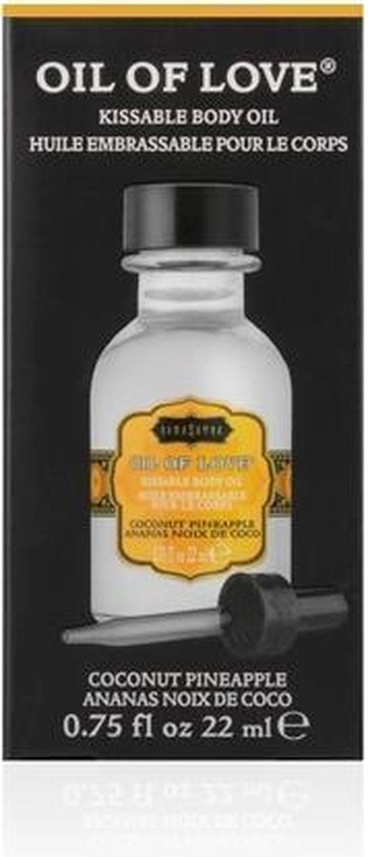 Coconut Pineapple - Likbare Olie - 22 ml - Transparant - Drogist - Massage  - Drogisterij - Massage Olie