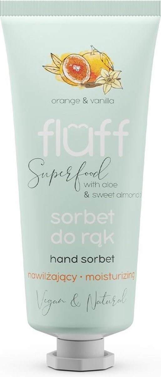 FLUFF Handcrème Sorbet Orange & Vanilla 50ml.