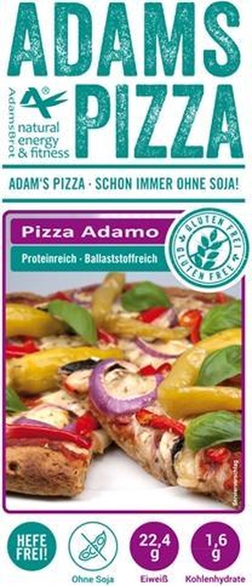 Adams Pizza | Adamo | 1 x 150 gram  | Koolhydraatarm eten doe je zó!