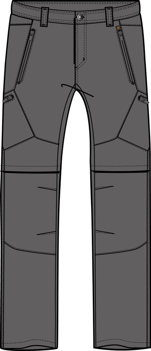 Livano Heren Afritsbroek - Dark Grey