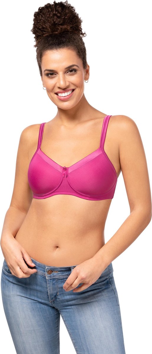Amoena Amoena Prothese Bh Lara Satin SB magenta 75C