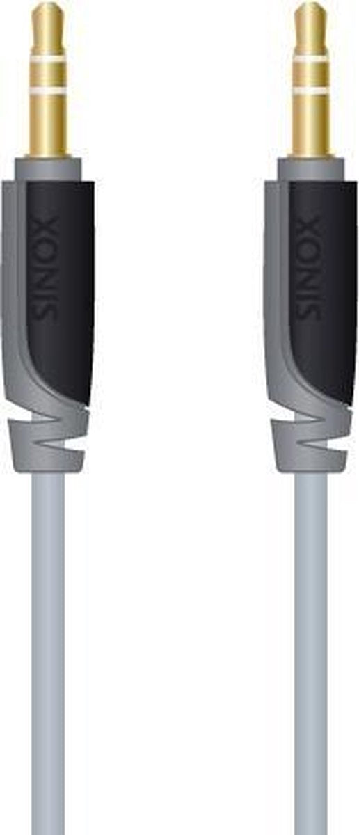 Sinox 1m 3.5mm audio kabel Grijs