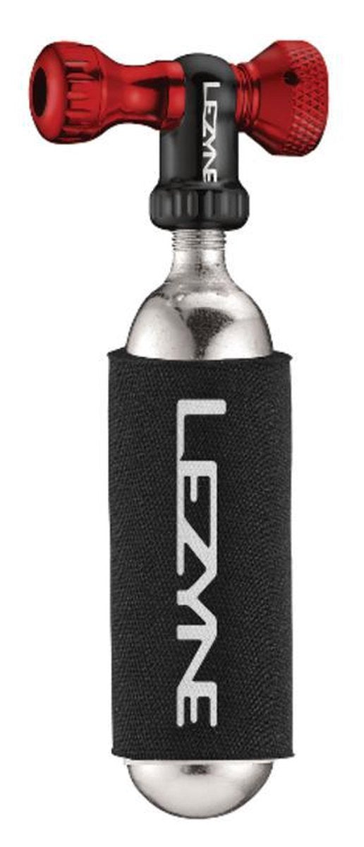 Lezyne Control Drive CO2 - CO2 pomp - 16 Gram Cartridge - Rood