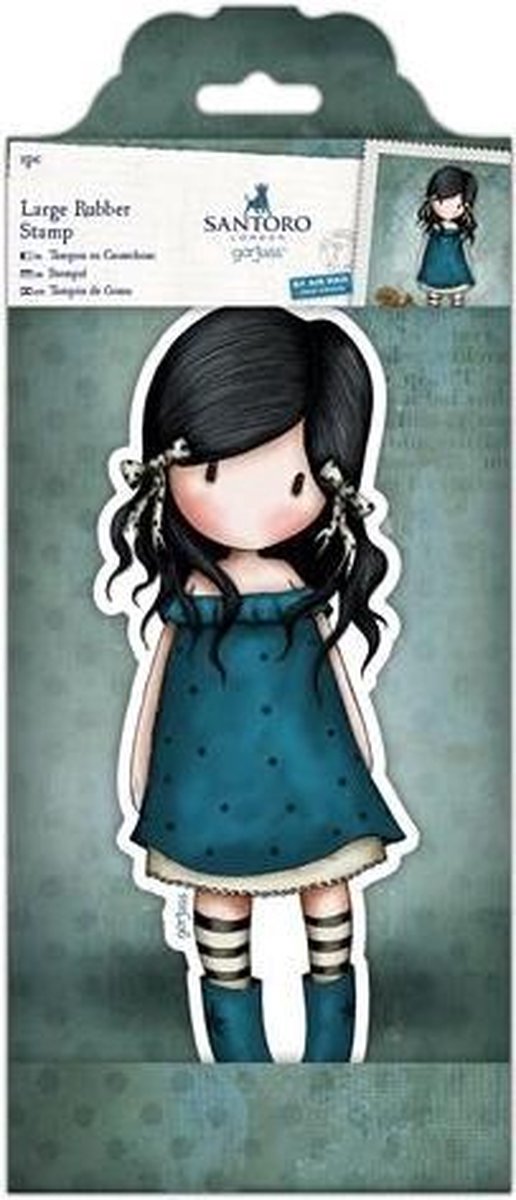 Large Rubber Stamp - Santoro - You Brought Me Love