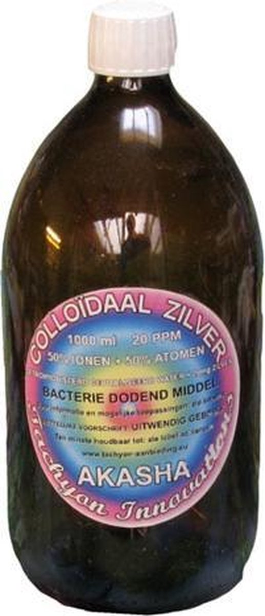 Akasha Voedingssupplementen Colloidaal Atomisch Zilver 1000ml-20PPM