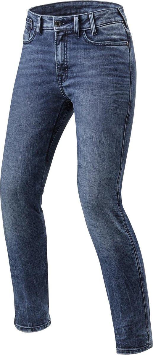 REV'IT! Victoria Lady SF Medium Grey Used Motorcycle Jeans L32/W31