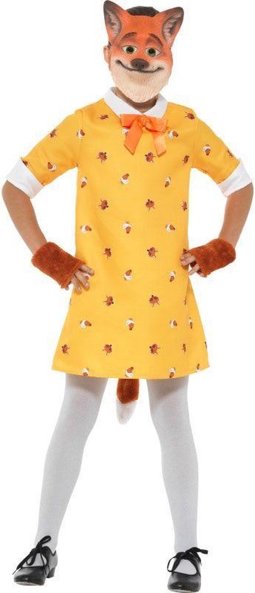 Wolf & Vos Kostuum | Kleine Sluwe Vos | Meisje | Large | Carnaval kostuum | Verkleedkleding