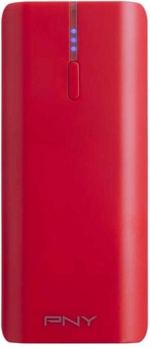 PNY PowerPack T5200 powerbank Rood Lithium-Ion (Li-Ion) 5200 mAh