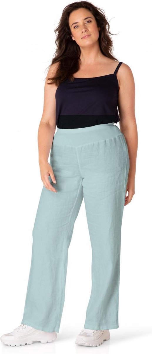YESTA Alia Broek - Fog - maat 2(50)