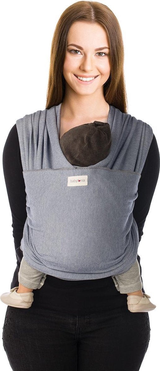 Babylonia TRICOT SLEN DESIGN Draagdoek Baby - 500 cm - Jeans
