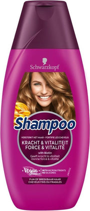 Schwarzkopf Kracht & Vitaliteit Shampoo 6x 250ml - Voordeelverpakking