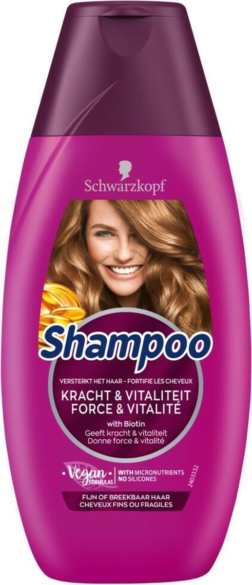 Schwarzkopf Kracht & Vitaliteit Shampoo 6x 250ml - Voordeelverpakking