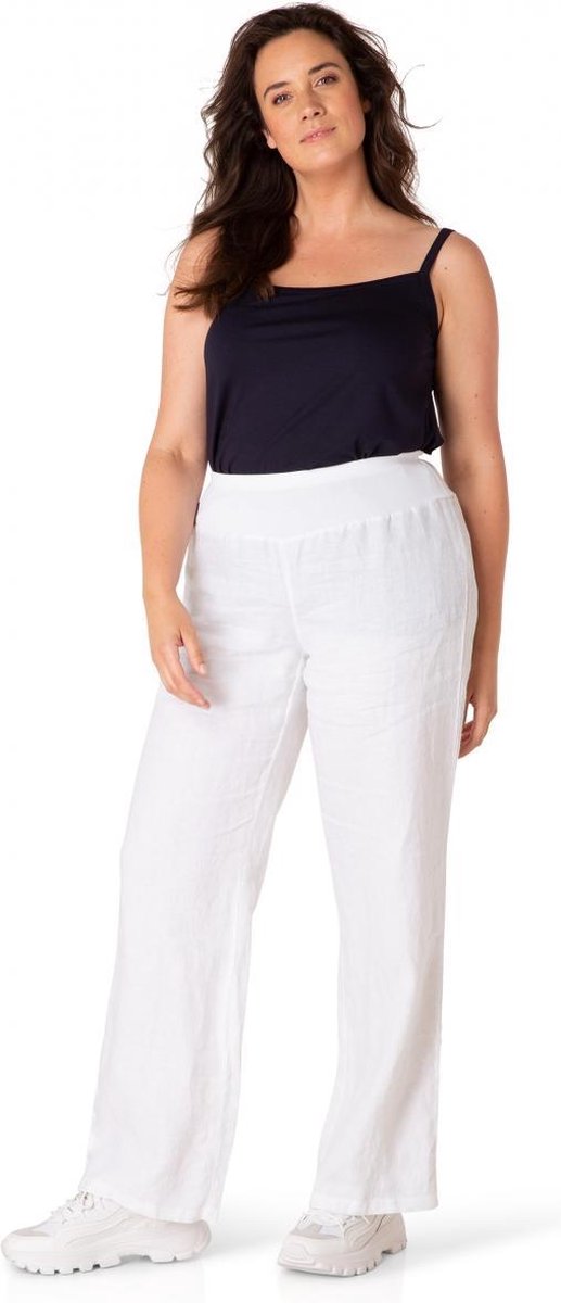 YESTA Alia Broek - White - maat 1(48)