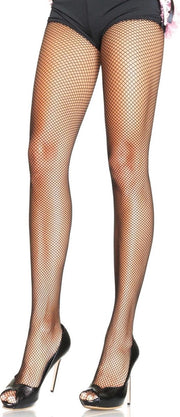 Leg Avenue Nylon Visnet Panty - Zwart