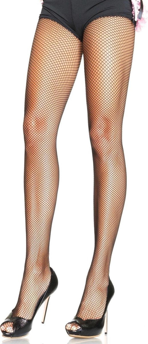 Leg Avenue Nylon Visnet Panty - Zwart