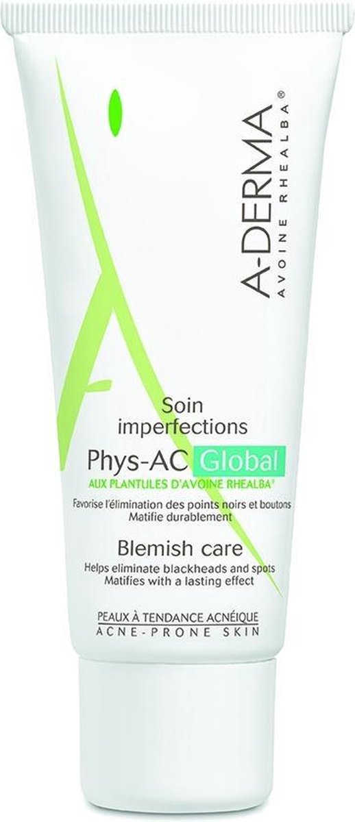 A-Derma Dagcrème Phys-AC Global Soin Anti-Imperfections