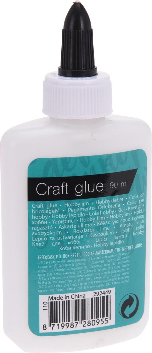 Hobbylijm wit 90 ml