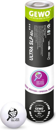 Gewo WVC2020 Ultra SLP 40+ 3* - Tafeltennis Ballen - 6 Ping Pong ballen - Premium kwaliteit