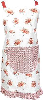 Clayre & Eef Keukenschort Kinderen POF41K 48*56 cm - Rood Katoen BBQ SchortKookschort