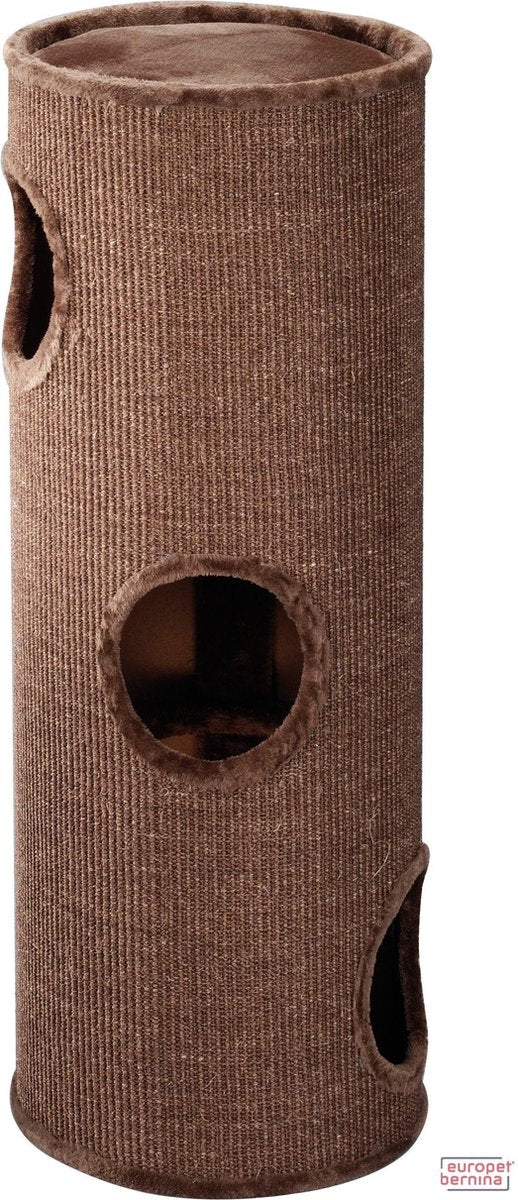Ebi Everlast Tower 3 Krabton - Bruin - 37 x 37 x 100 cm