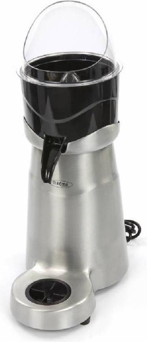 Citruspers - Elektrisch - 1800 RPM - RVS - Glashoogte 19 cm - Uitneembaar filter - Horeca Sinaasappelpers - Maxima