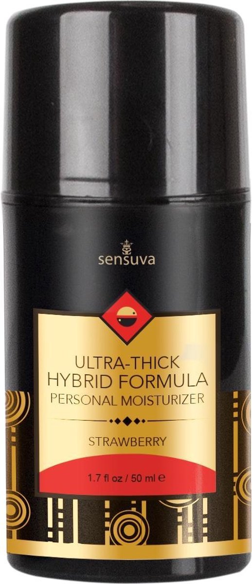 Sensuva - Ultra-Dikke Hybride Glijmiddel Aardbei 50 ml