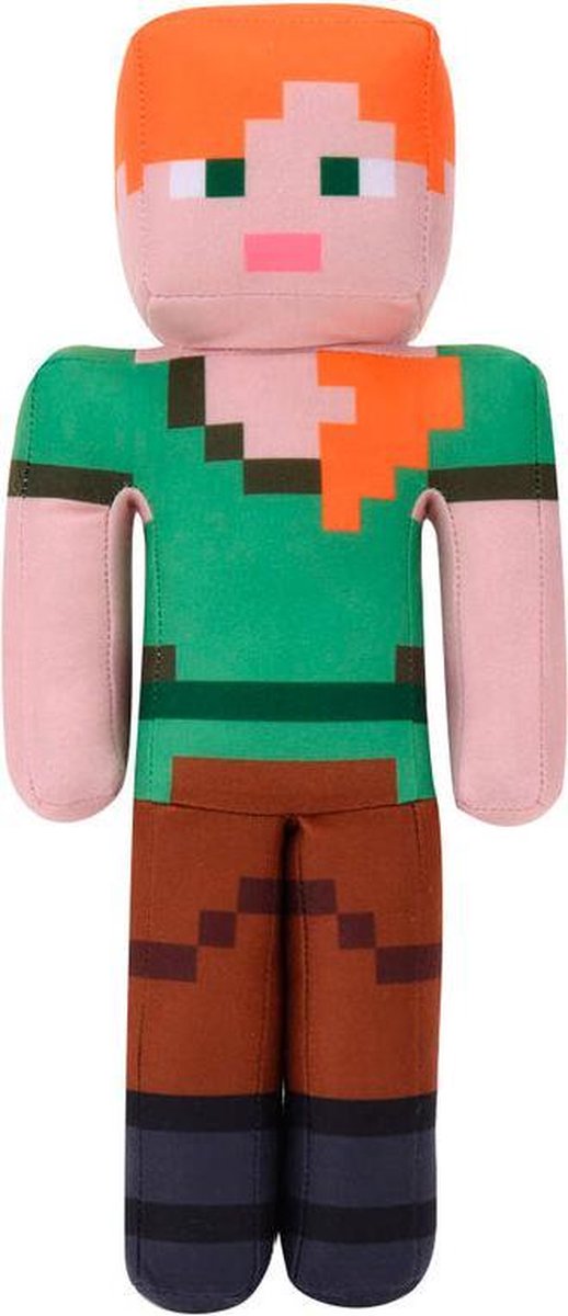 Minecraft Alex Knuffel - Minecraft Ales Pluche - 35cm