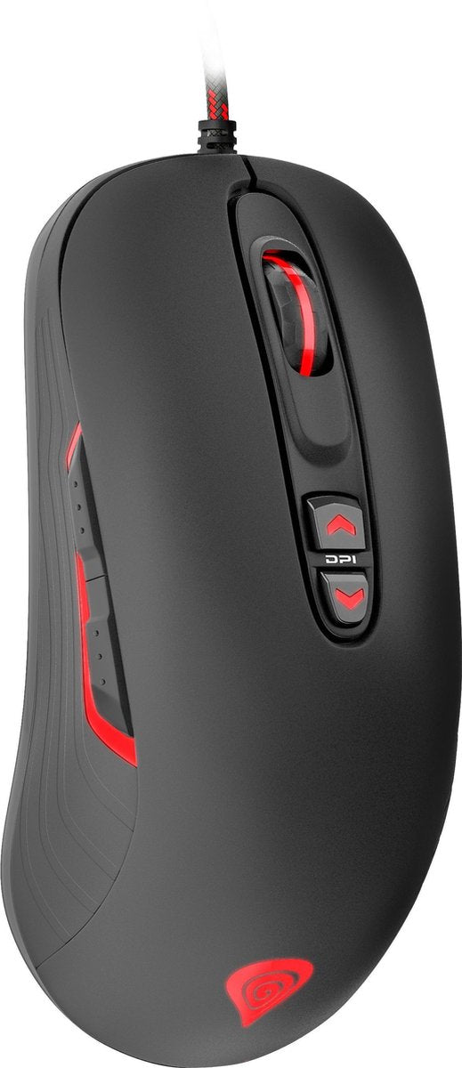 Genesis - Krypton 400 - Optische Gaming muis - 5200 dpi - Zwart