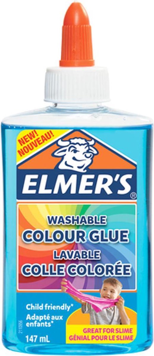 Elmer’s Blauwe Doorschijnende Vloeibare Lijm – 147ml