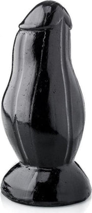 XXLTOYS - Pallas - XXL Dildo - Inbrenglengte 20 X 10 cm - Black - Uniek design Buttplug - Stevige Anaal plug - Made in Europe - voor Diehards only