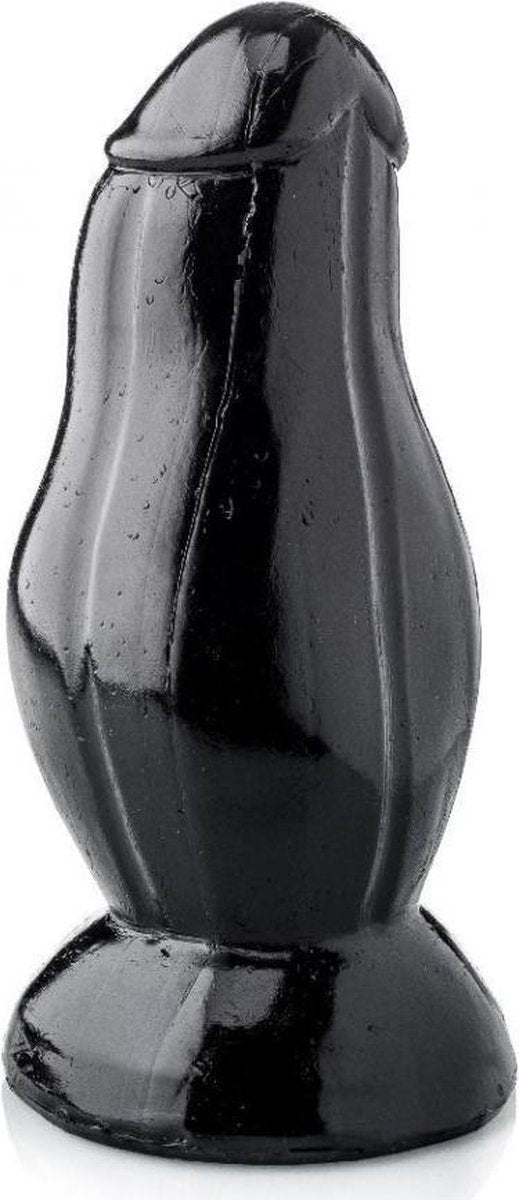 XXLTOYS - Pallas - XXL Dildo - Inbrenglengte 20 X 10 cm - Black - Uniek design Buttplug - Stevige Anaal plug - Made in Europe - voor Diehards only