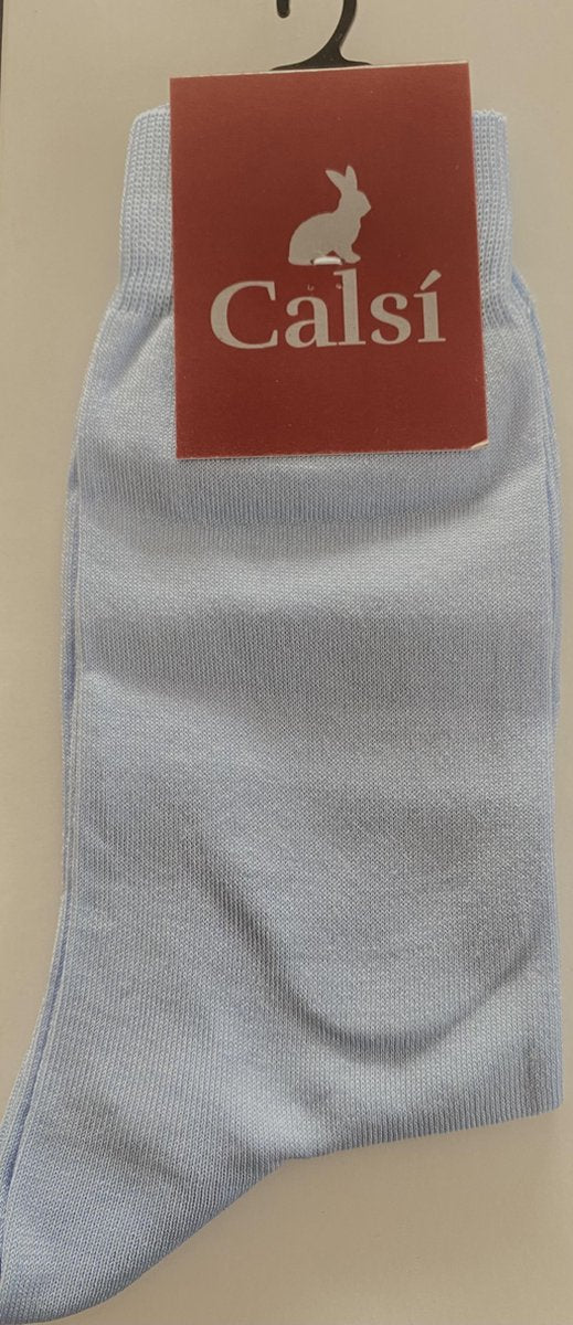 Herensokken - business - baby blauw - maat 39/42 - dunne Italiaanse kwaliteit
