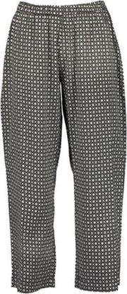 Blue Seven dames broek zwart/wit print + elastiek - maat 42